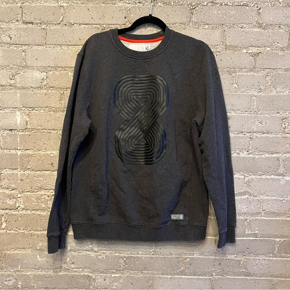 8JS Charcoal Grey Sweatshirt - Size XL